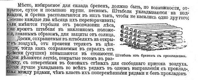 Склад, хранение и сушки бревен.Сортамент лесного материала (соснового и елового)